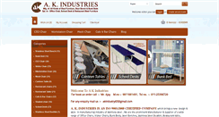 Desktop Screenshot of akindustrieschair.com